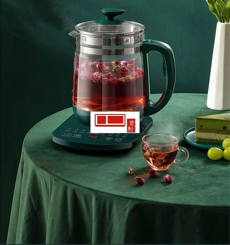 康佳 多功能辦公室電水壺煮茶器玻璃養生壺家用養生燒水壺