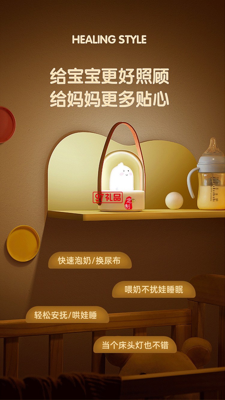 創意小兔子創意禮品手提燈萌寵led音樂藍牙八音盒3d小夜燈