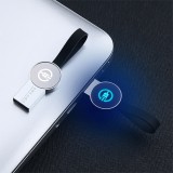 創意mini金屬私模U盤 免費定制發光logo