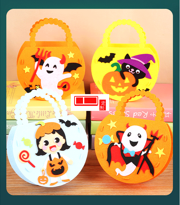 萬圣節糖果袋兒童手提南瓜袋