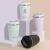 陶瓷內膽保溫杯簡約大容量水杯便攜隨身咖啡杯