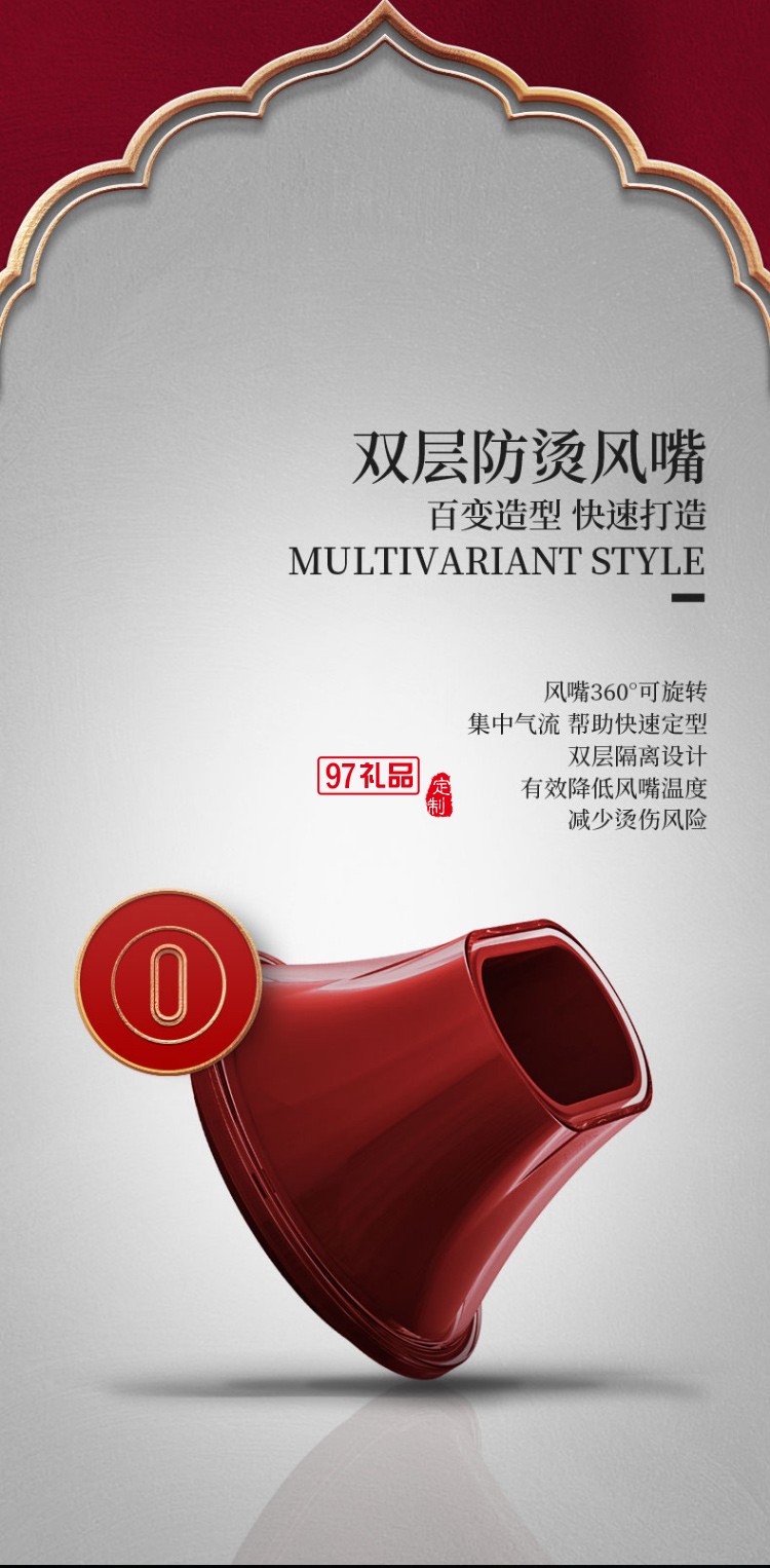 艾優Apiyoo×北京故宮文創  負離子吹風機