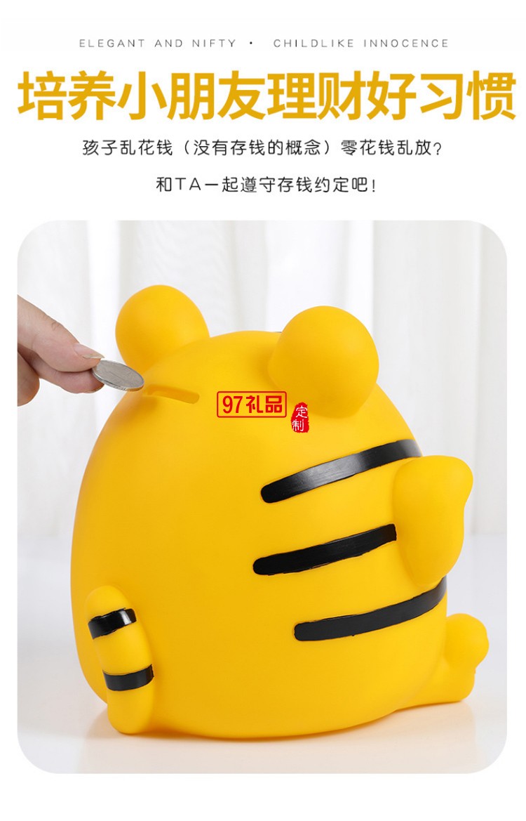 2022年新款虎年老虎存錢罐兒童創意儲蓄罐生肖虎擺件公司學校禮品