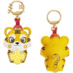 2022虎年真金時來運轉賺賺虎鑰匙扣配件包包掛件掛飾車掛禮品批發