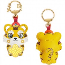 2022虎年真金時來運轉賺賺虎鑰匙扣配件包包掛件掛飾車掛禮品批發