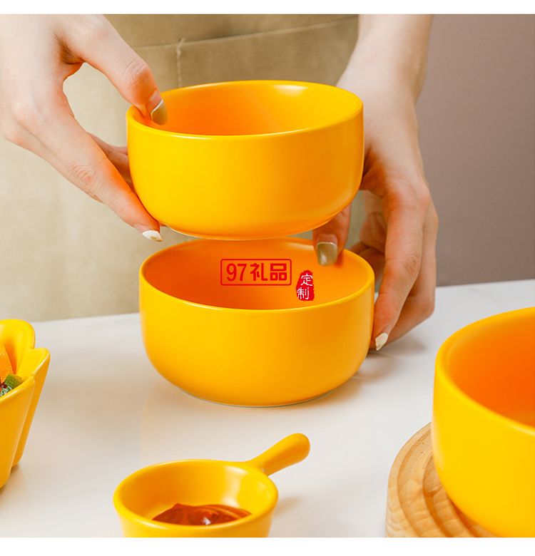 網紅ins大烘焙套裝禮品碗碟套裝陶瓷餐具可愛烤盤禮盒套裝伴手禮