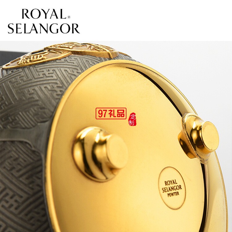 24K鍍金富貴碗商場同款 富貴碗擺件 家居喬遷開業工藝禮品 擺設裝飾