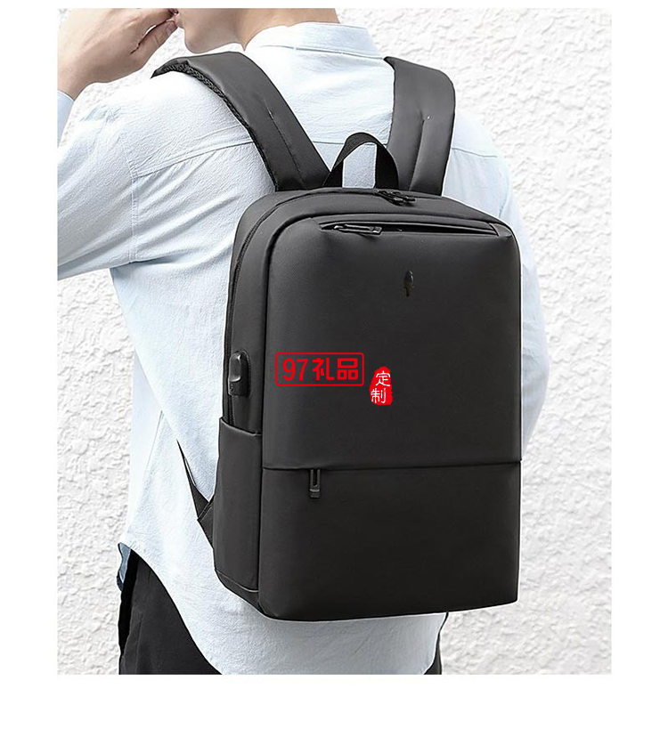 啄木鳥商務休閑電腦雙肩包-皮斯泰ZRB-0044