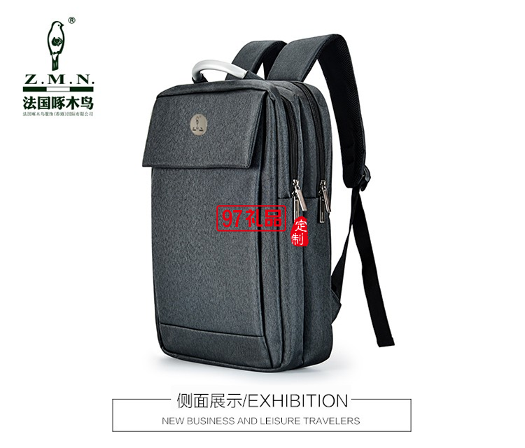 啄木鳥經典商務電腦背包-龍利ZRB-1916