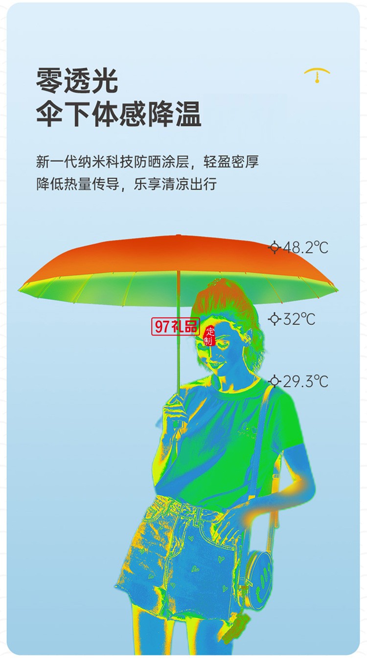 左都16骨黑膠遮陽傘女太陽傘防曬防紫外線自折疊傘學生雨傘
