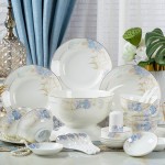 日式餐具實用禮品 景德鎮陶瓷餐具創意碗碟套裝 家用骨瓷碗盤批發