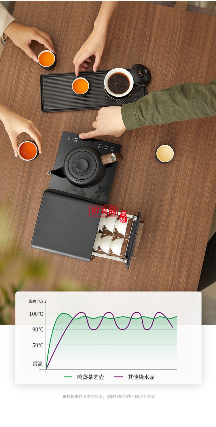 小型不銹鋼燒水壺泡茶保溫消毒自動上水壺煮茶高檔商務禮品定制