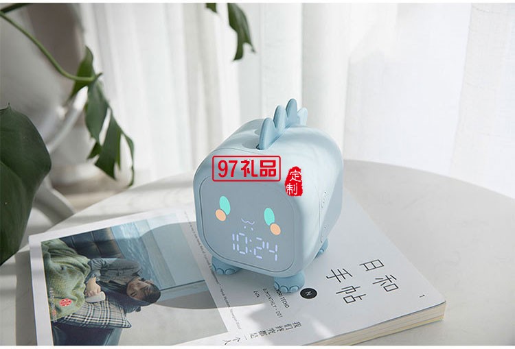 充電多功能電子數字時鐘趣味龍鬧鐘燈led