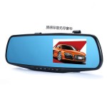 行車記錄儀前后雙鏡頭后視鏡高清夜視倒車停車監控車險禮品