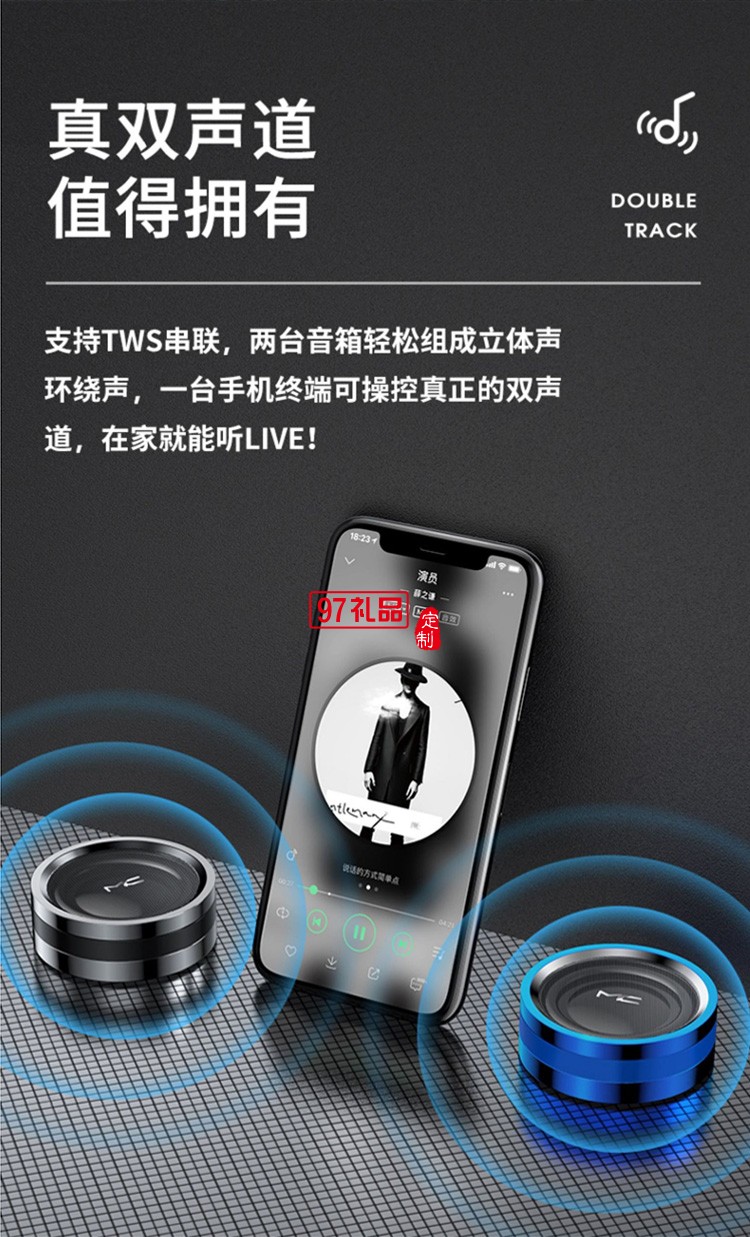 藍(lán)牙音箱無(wú)線低音炮便攜式小鋼炮桌面插卡U盤音響
