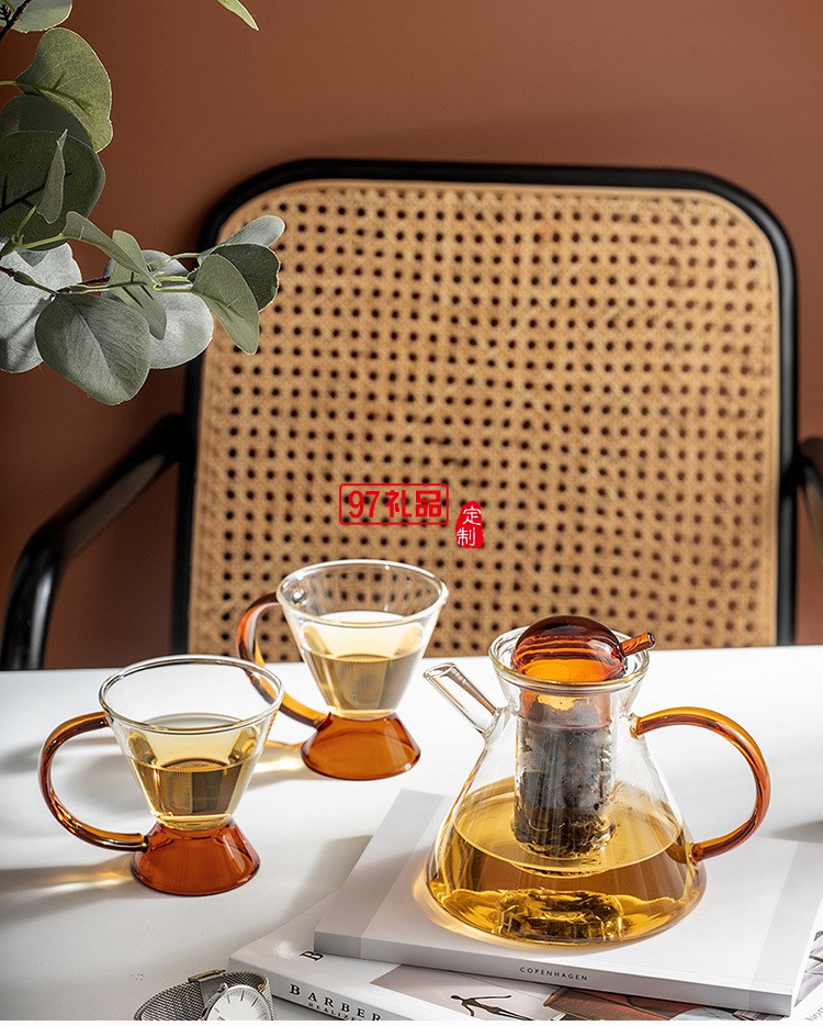 整套茶具北歐高顏值茶壺 耐熱玻璃創意茶具茶壺茶杯