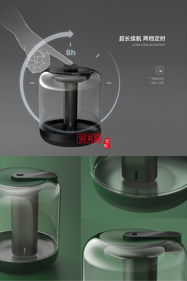 新款家用大容量智能加濕機臥室辦公室大霧量桌面加濕器批發