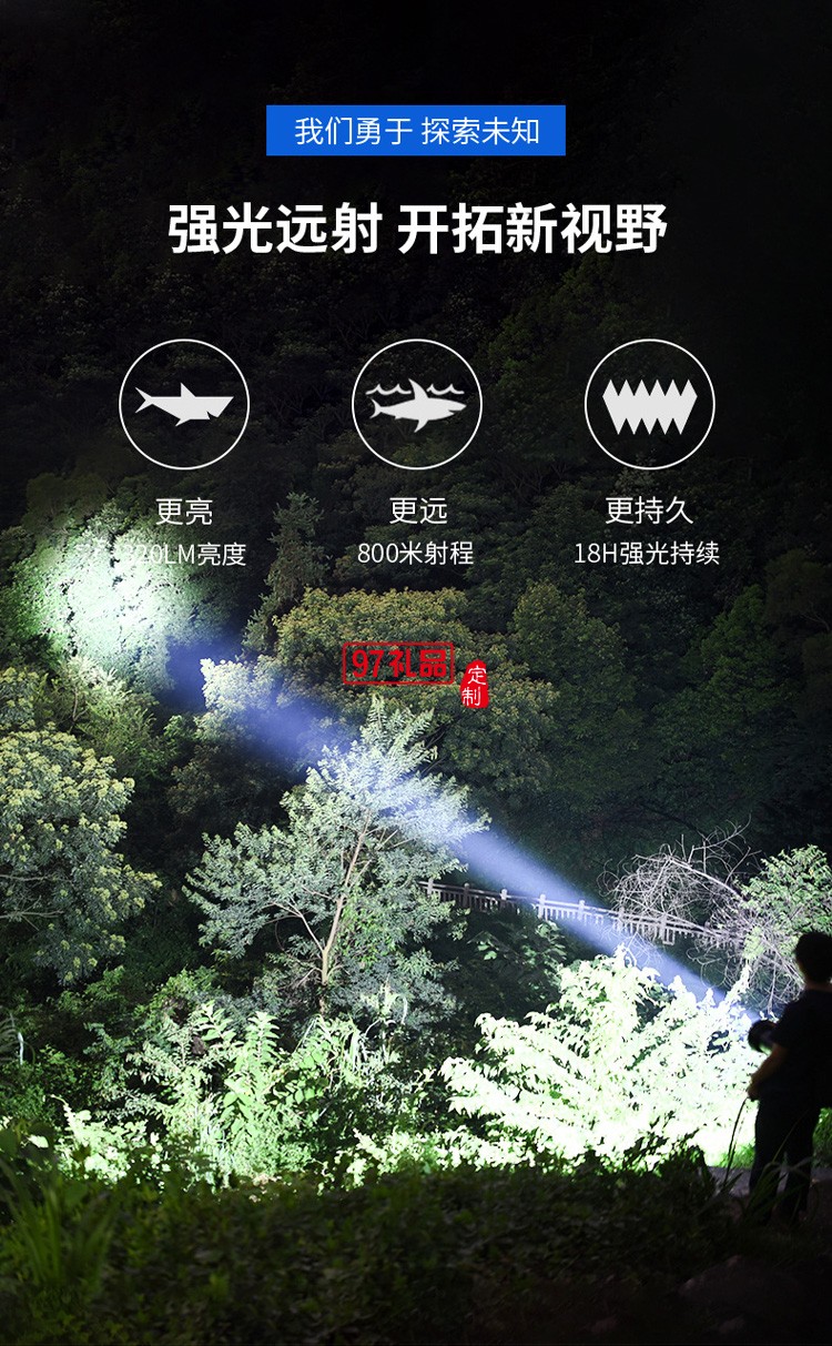 防爆探照燈工業礦洞防爆手提燈防水地下隧道施工常用手電筒