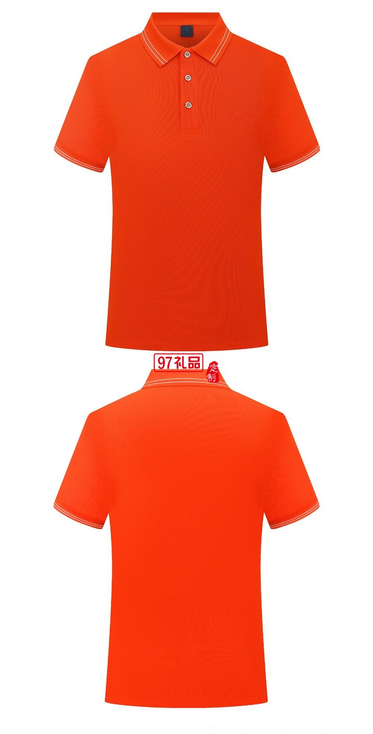 定制polo衫廣告衫翻領200g巴洛克蔚藍翻領工作服