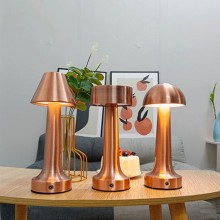 觸摸usb充電小夜燈創意禮物led金屬酒吧桌氛圍燈