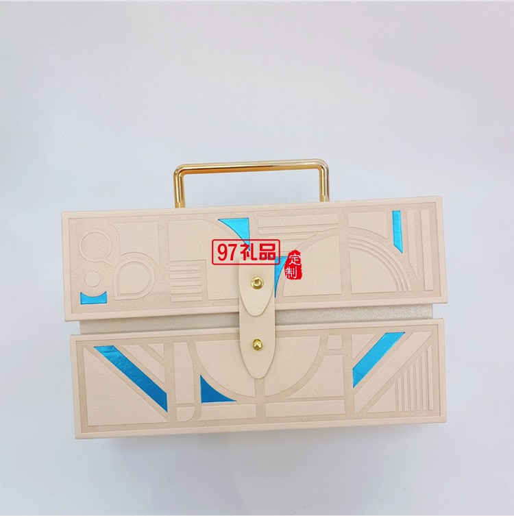 皮質包裝禮盒手提翻蓋七夕情人節禮物禮品盒結婚伴娘伴手禮空盒子