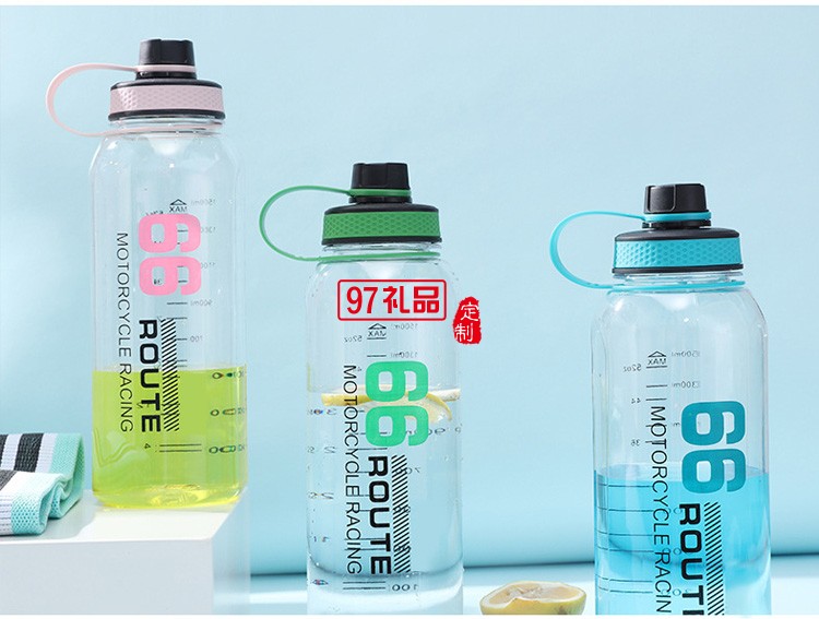 大容量帶刻度塑料水壺 耐高溫摔運(yùn)動(dòng)水杯帶濾網(wǎng) 