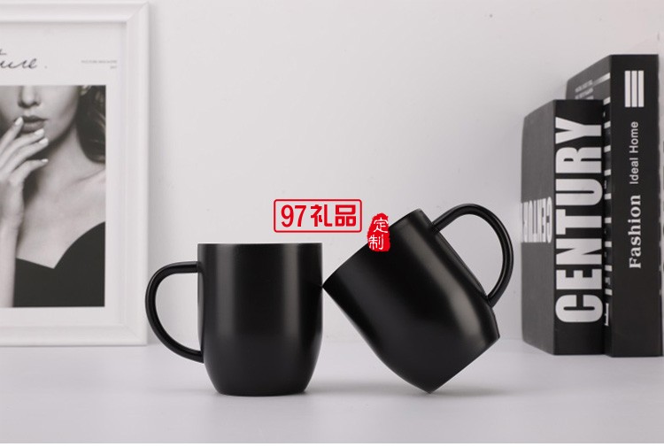 露營簡(jiǎn)約跨境雙層隔熱不銹鋼咖啡杯馬克杯隔熱隨手杯