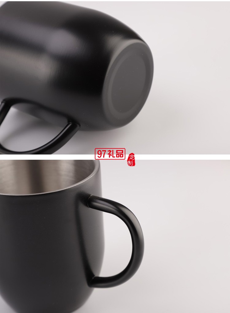 露營簡(jiǎn)約跨境雙層隔熱不銹鋼咖啡杯馬克杯隔熱隨手杯