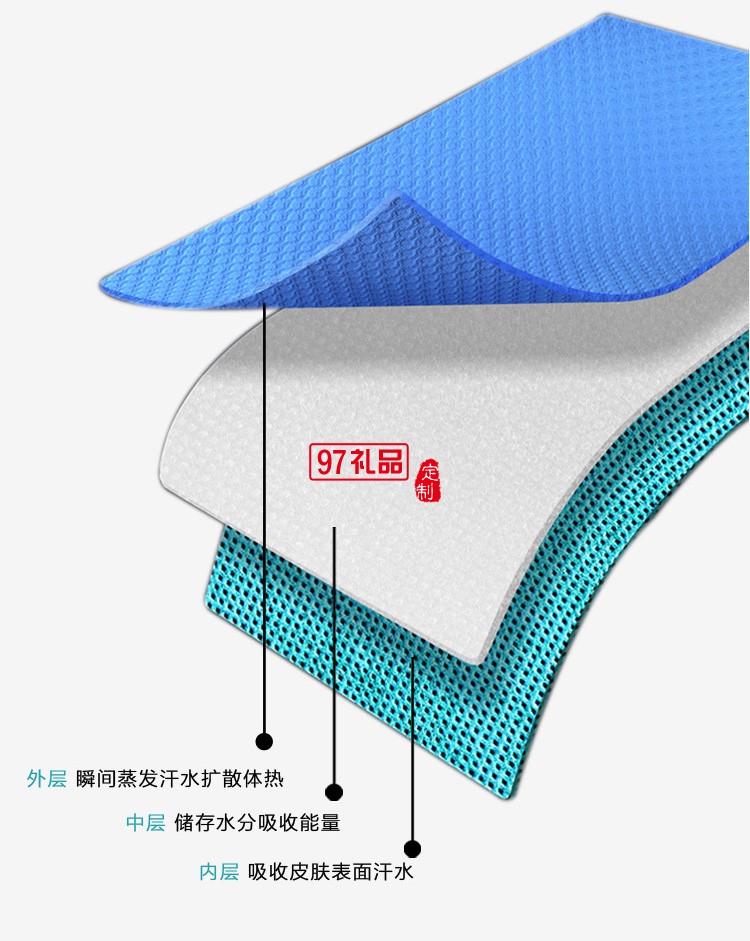 冷感巾超細(xì)纖維速干巾戶外降溫冰涼巾罐裝運動毛巾活動小禮品定制