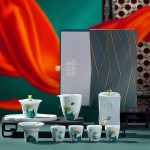 眾擎易舉端午節日商務禮品禮盒陶瓷功夫茶具套裝節日茶禮