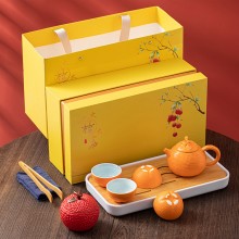 商務活動禮品伴手禮物創意吉祥茶具茶盤套裝
