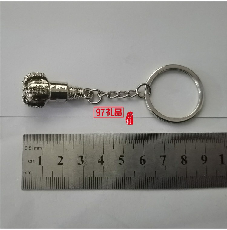 金屬鉆頭鑰匙鏈【金色銀色可選、鉆頭造形、可激光LOOG、掛件 】