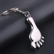 創意小腳丫鑰匙扣光個性赤腳鑰匙圈新奇特義