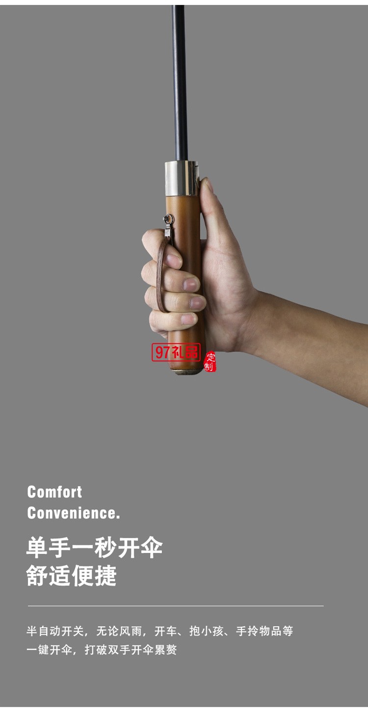 2022新款實木長柄傘大號雙人高爾夫傘