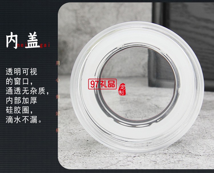 匡迪406號雙層水晶玻璃杯簡約商務辦公泡茶杯廣告禮品杯可定logo