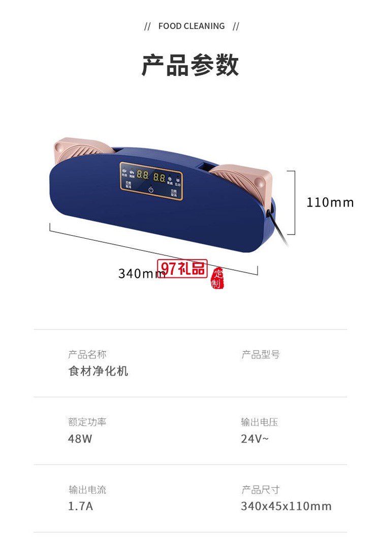 多功能水果蔬農殘凈化器 果蔬清洗凈化器