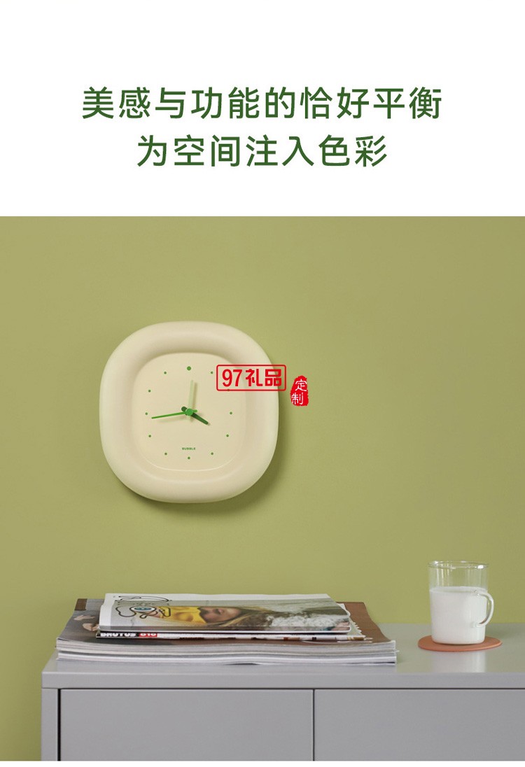 客廳家用臥室靜音石英掛鐘個性創意