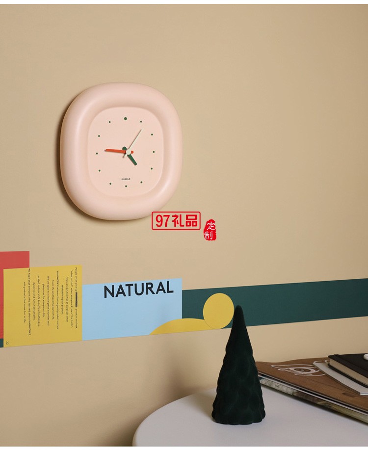 客廳家用臥室靜音石英掛鐘個性創意