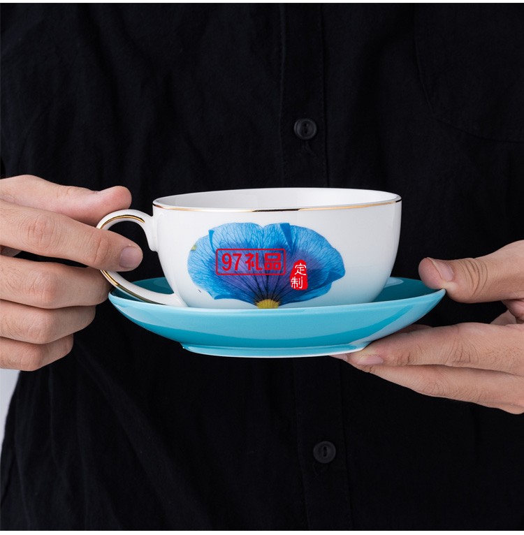 定制款創意大容量北歐陶瓷子母壺花茶單人下午茶具彩盒裝