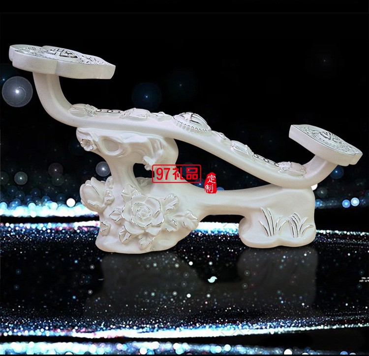 富貴如意純銀999保險銀行公司開業周年活動擺件