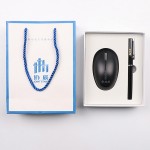 南京協辰定制專版商務套裝  無線鼠標+高檔商務金屬筆禮盒套裝