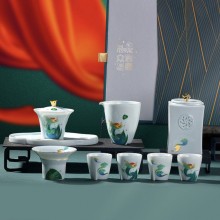 2020新款端午 功夫茶具禮盒裝 公司送禮創意茶具禮品公司定制logo