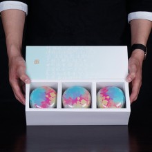 日式白卡紙創意簡易折疊鐵罐包裝盒節日禮盒定制