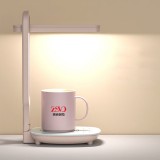 創意臺燈暖暖杯帶發熱墊恒溫臥室伴讀護眼燈公司廣告禮品定制