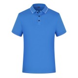 純棉雙邊翻領可定制logo定制Polo衫員工服飾廣告衫