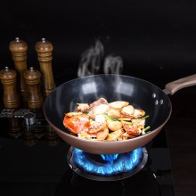 定制不粘鍋三件套鍋具組合不沾炒鍋加厚平底鍋送客戶(hù)禮品員工福利