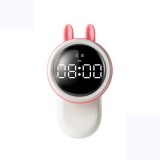 萌寵多功能鬧鐘燈LED數字鬧鐘定制公司廣告禮品