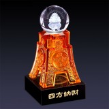 琉璃方鼎擺件四方納財工藝禮品招財聚寶家居酒店喬遷開業慶典