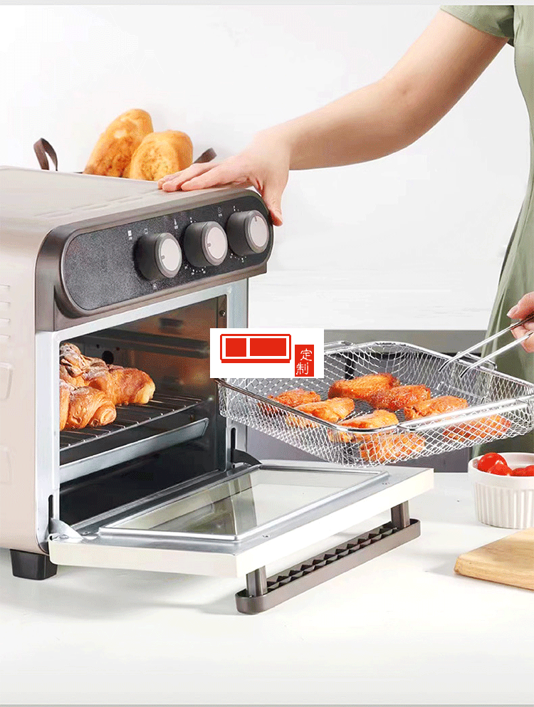大容量家商用小型電烤箱6管轉叉多功能烘焙蛋糕月餅面包定制公司廣告禮品