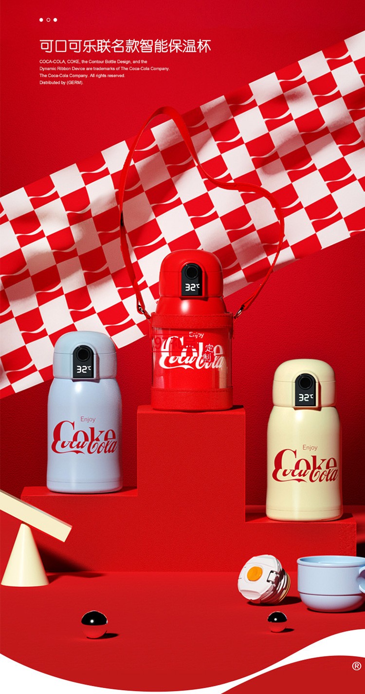 保溫杯女士兒童學生杯子高顏值大容量水壺吸管水杯網紅大肚杯禮品杯子定制